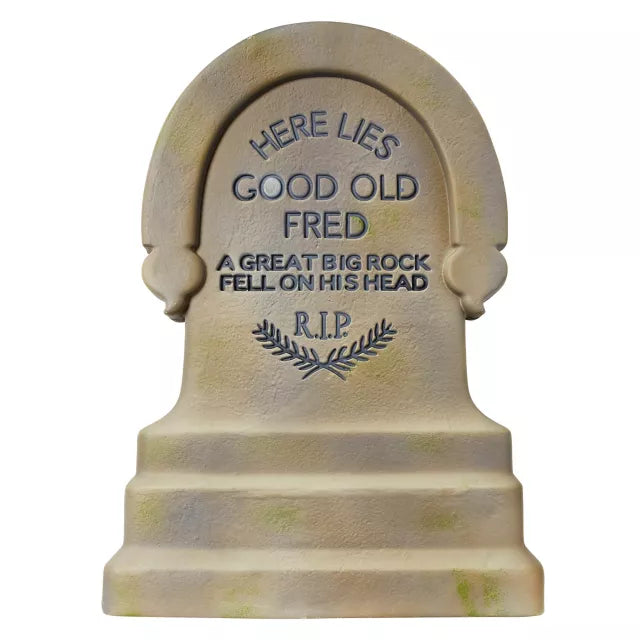 24 Inch The Haunted Mansion Fred Tombstone - Disney