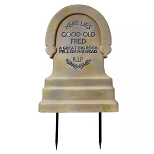 24 Inch The Haunted Mansion Fred Tombstone - Disney