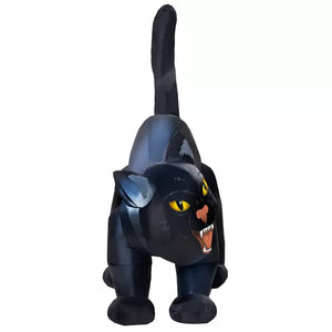 4 Ft Light-Up Scary Cat Inflatable - Decorations
