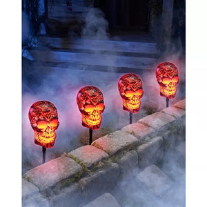 Burning Skull Pathway Markers