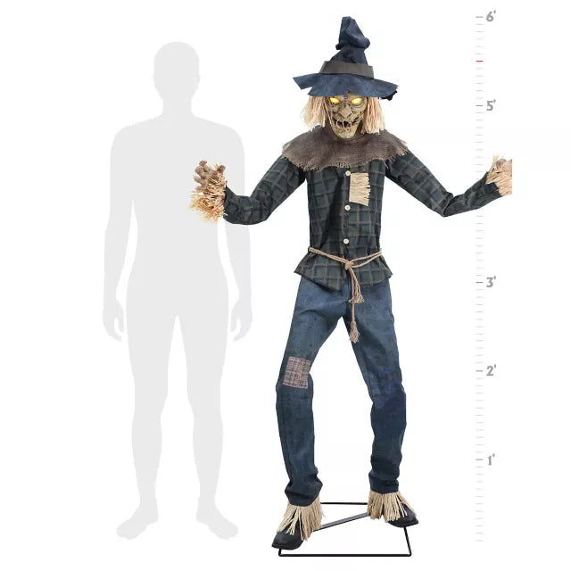 6 Ft Strawman Animatronic