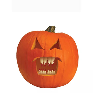 Bloody Pumpkin Fangs - 7 Pack