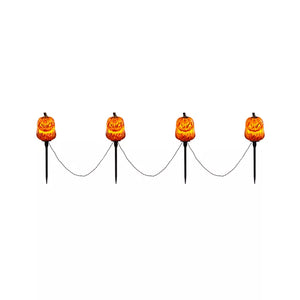 Light-Up LED Spooky Pumpkin Pathway Markers