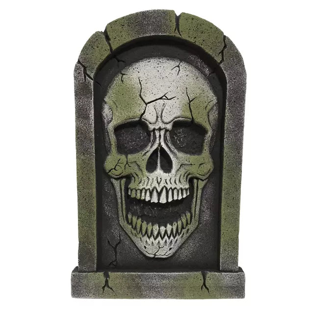 16 Inch Skull Head Tombstone