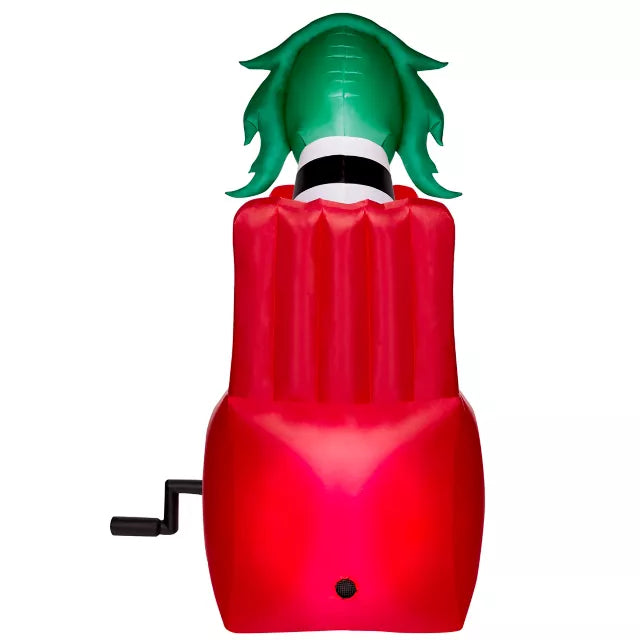 8 Ft Light-Up Fright in the Box Inflatable Decoration