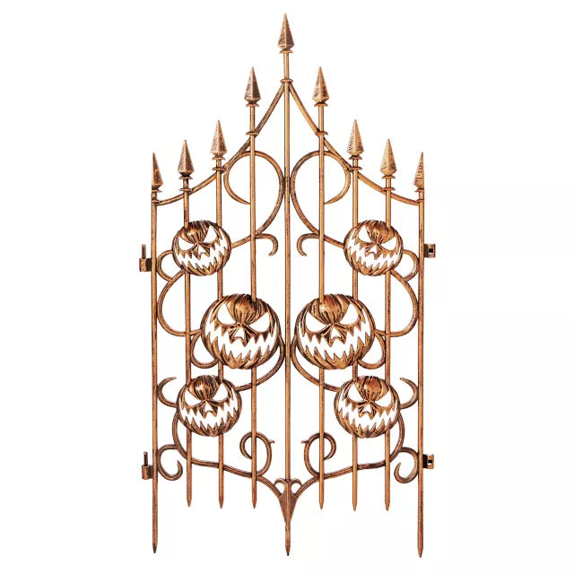3 Ft Pumpkin Swirl Fence