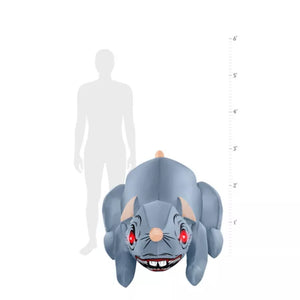 3 Ft Light-Up Rat Inflatable Decoration