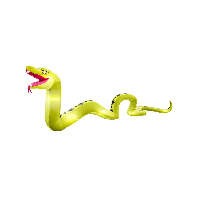 20 Ft. Light-Up Snake Inflatable Decoration