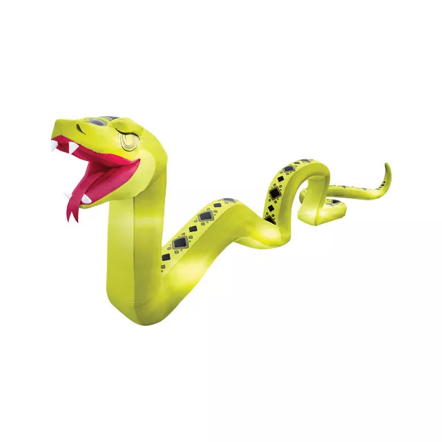 20 Ft. Light-Up Snake Inflatable Decoration