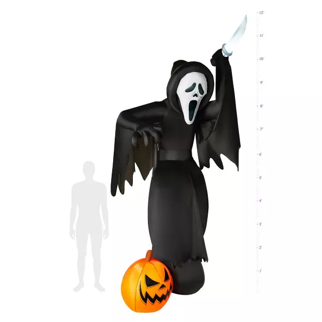 12 Ft. Ghostface Light-Up Inflatable Decoration