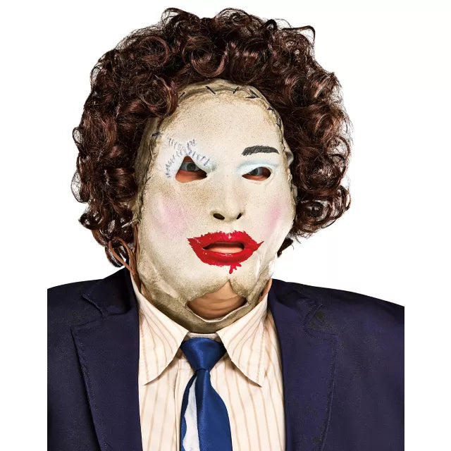 6 Ft Leatherface: Pretty Woman Mask Animatronic - The Texas Chainsaw Massacre