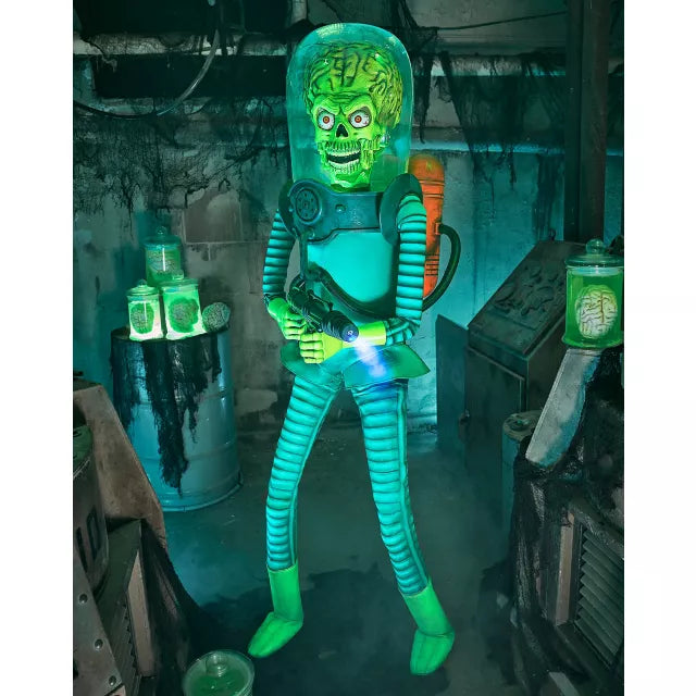 6 Ft 6 In Martian Warrior Animatronic  - Mars Attacks