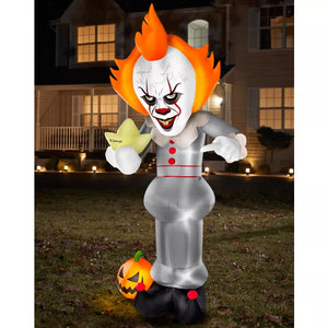 12 Ft Pennywise Light-Up Inflatable Decoration - It