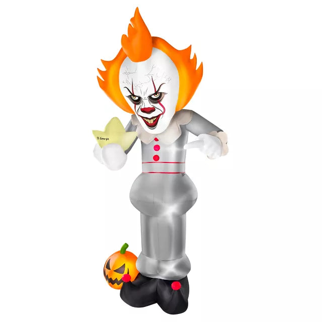12 Ft Pennywise Light-Up Inflatable Decoration - It