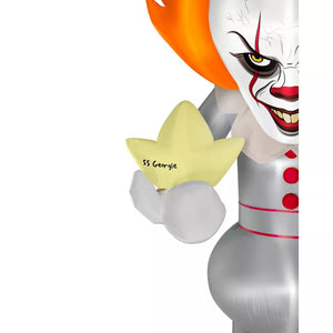 12 Ft Pennywise Light-Up Inflatable Decoration - It