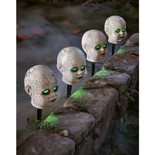 Light-Up LED Cracked Doll Pathway Markers