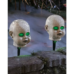 Light-Up LED Cracked Doll Pathway Markers