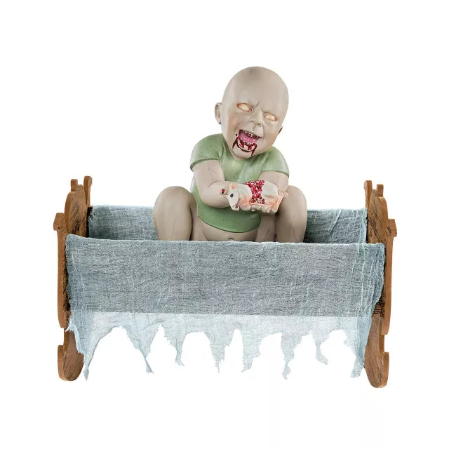 Zombie Babies ™ Haunted Cradle
