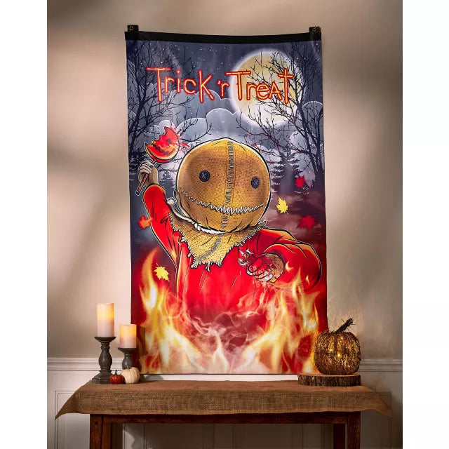 Flaming Sam Flag - Trick 'r Treat