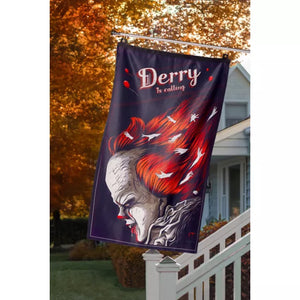 Derry Is Calling Pennywise Flag - It