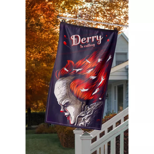 Derry Is Calling Pennywise Flag - It