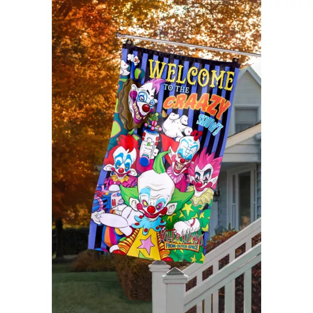 The Crazy Show Flag - Killer Klowns from Outer Space