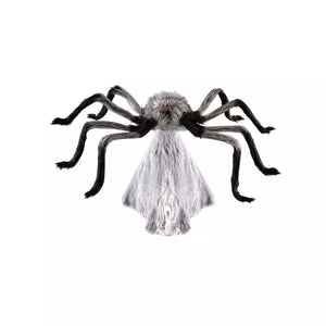 1 Ft 9 In LED Gray Jumping Spider Animatronic