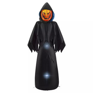 6 Ft. Masked Hooded Figure Light-Up Inflatable Decoration