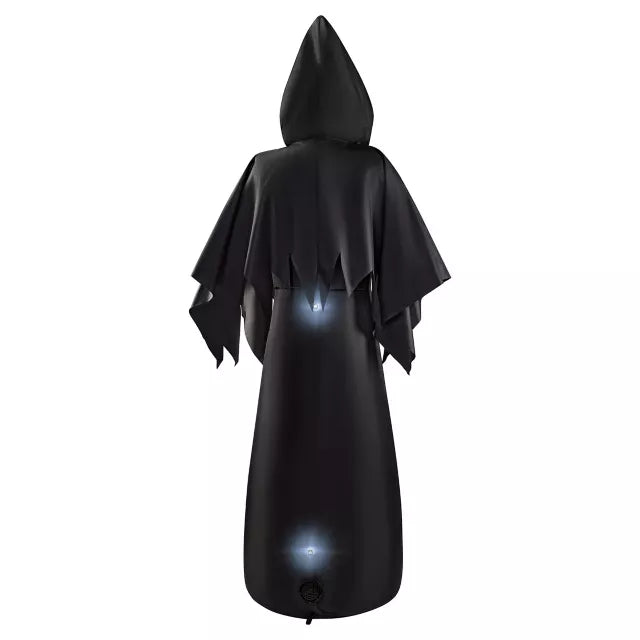 6 Ft. Masked Hooded Figure Light-Up Inflatable Decoration