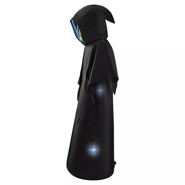 6 Ft. Masked Hooded Figure Light-Up Inflatable Decoration