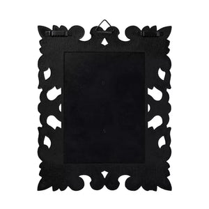 Gothic Noir Velvet Raven Skull Sign