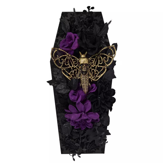 Mystic Arts Moth Coffin Wreath