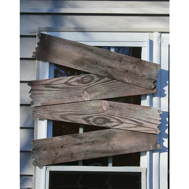 Wooden Haunted Window Boards