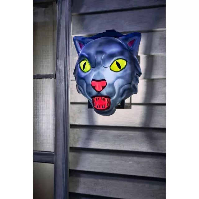 Black Cat Porch Light Cover