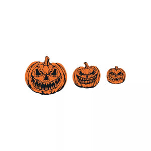 Scary Pumpkin Signs Lawn Decor Set - 3 Pack