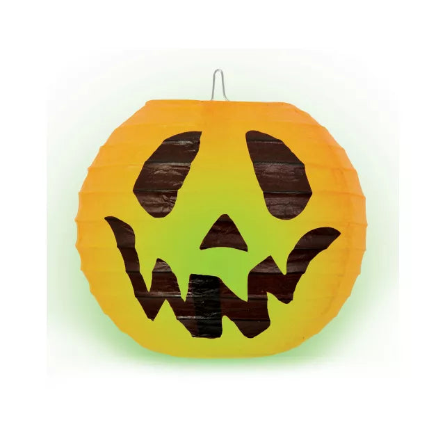 Hanging Scary Light-Up Jack-O-Lantern