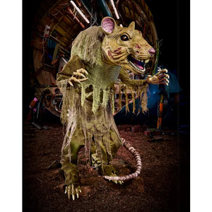 4 Ft 2 In Mutant Sewer Rat Animatronic