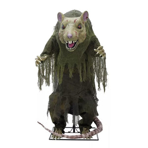 4 Ft 2 In Mutant Sewer Rat Animatronic