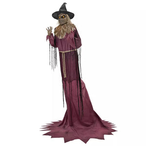 9 Ft 5 In Sinister Straw Man Animatronic