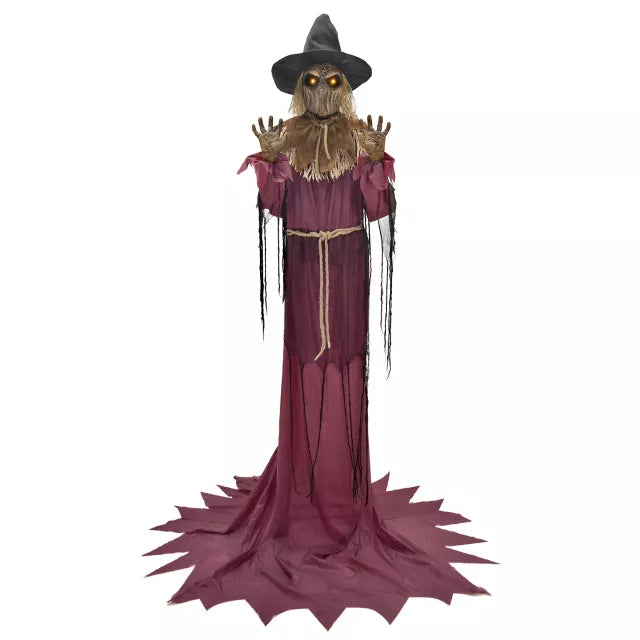 9 Ft 5 In Sinister Straw Man Animatronic