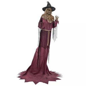 9 Ft 5 In Sinister Straw Man Animatronic