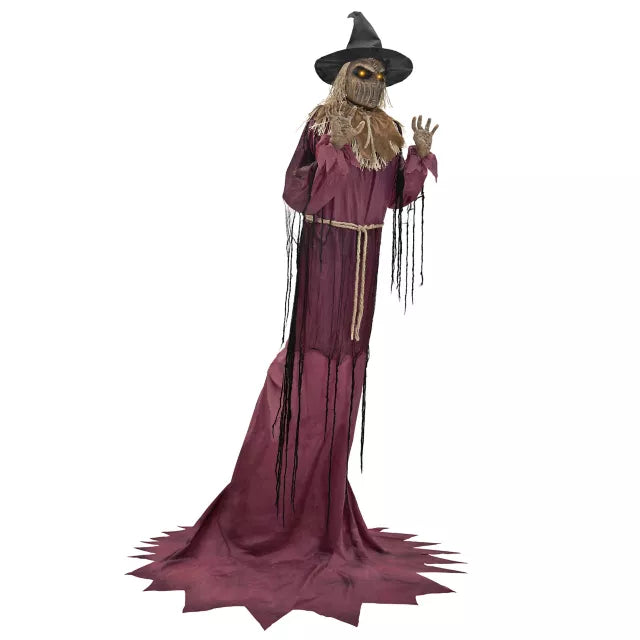 9 Ft 5 In Sinister Straw Man Animatronic