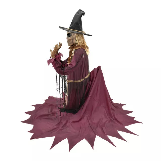 9 Ft 5 In Sinister Straw Man Animatronic