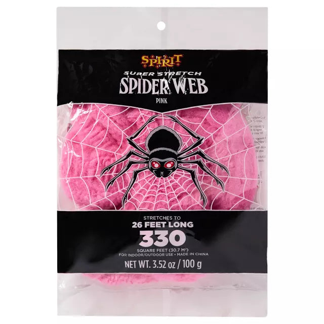 Super Stretch Spider Web Pink