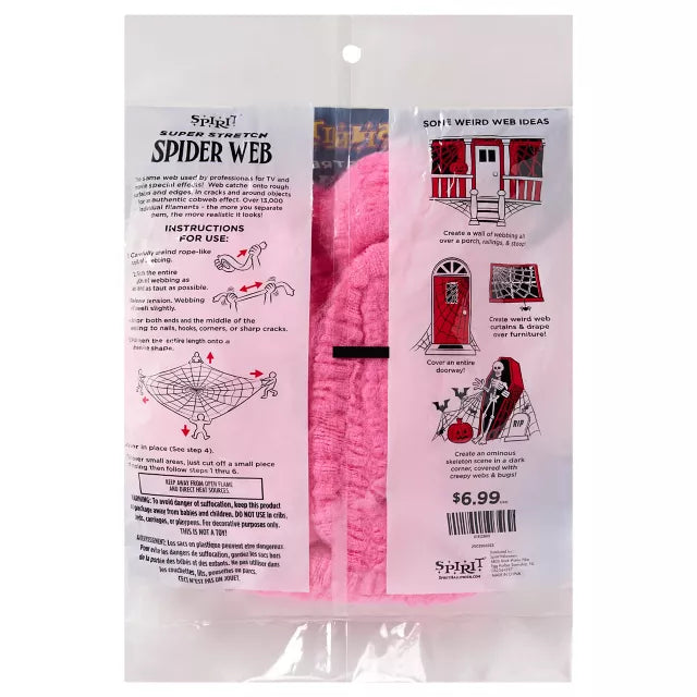 Super Stretch Spider Web Pink