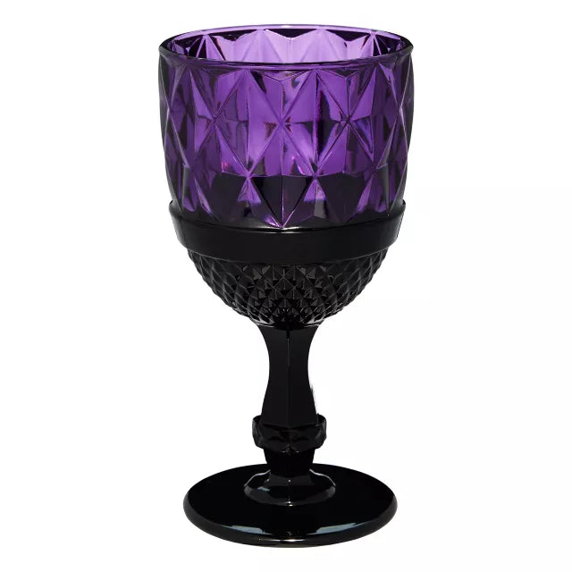 Purple Gothic Glass Goblet