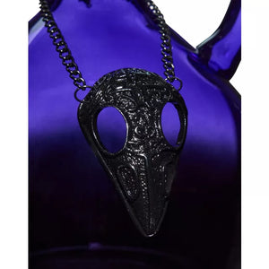 Purple Gothic Glass Rose Decanter