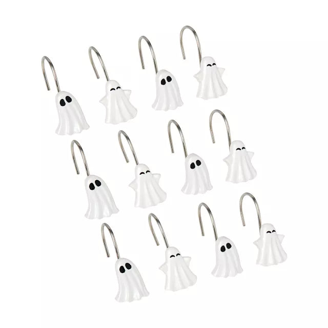 Ghost Shower Hook Set - 12 Pack