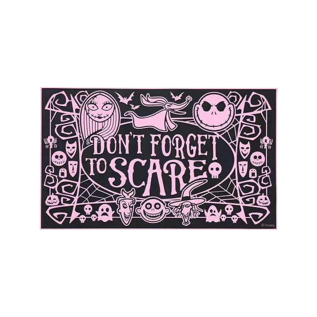 Don't Forget to Scare Doormat - The Nightmare Before Christmas