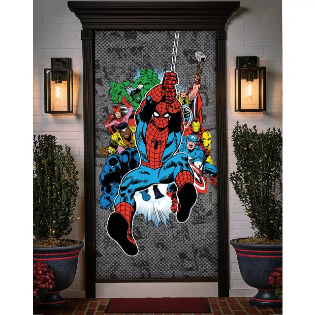 Spider-Man & Friends Door Cover - Marvel Comics Retro